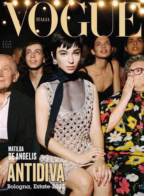 completo prada matilda de angelis|Matilda De Angelis on the cover of Vogue Italia. Read the full .